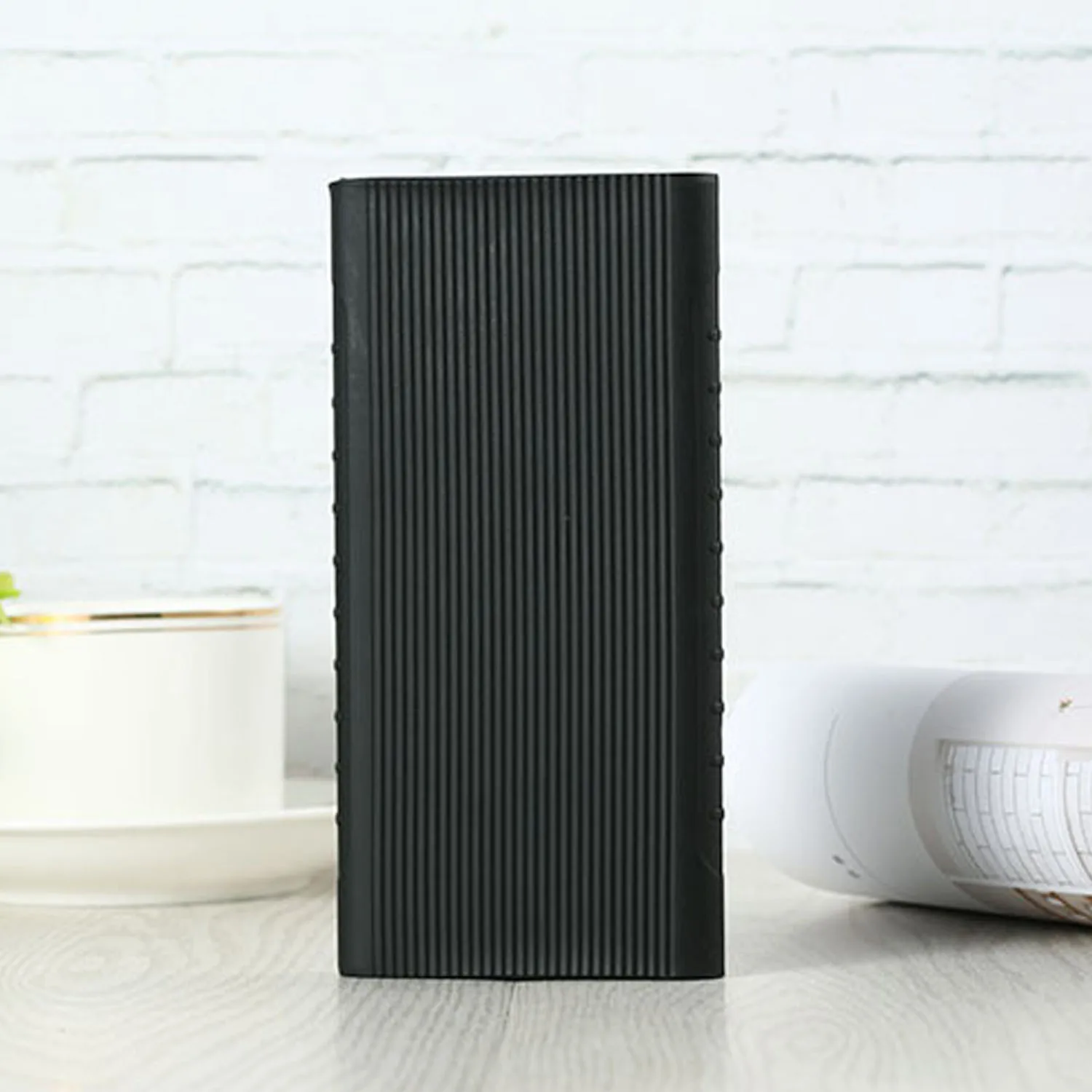 Противоскользящий мягкий силиконовый защитный чехол Besegad для 2019 Xiaomi Mi Power Bank 3 10000