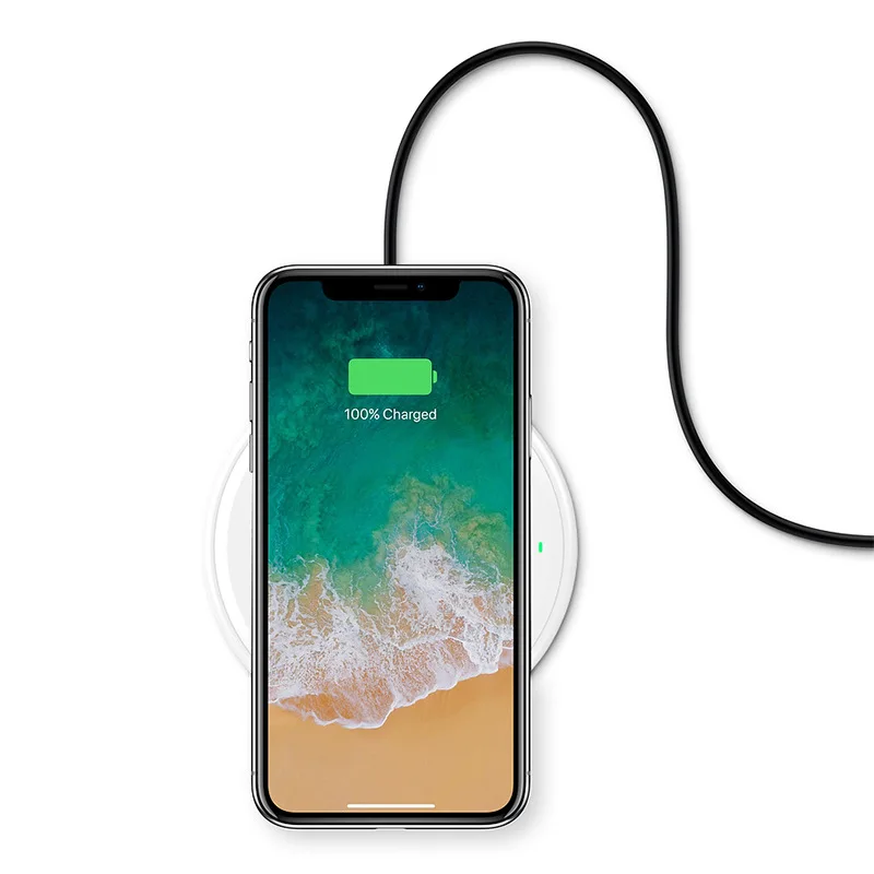 20 штук для iphone 8, iphone 8 plus, X, K 7,5 w 10 w Беспроводной Зарядное устройство с Apple и Android мобильный телефон быстро Беспроводной зарядного устройства W92
