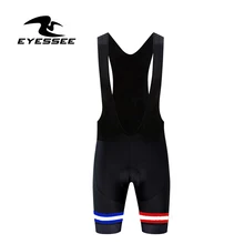 EYESSEE Bicycle Bib Short Men Outdoor Wear Bike Bicycle Cycling 9D Padded Riding Bib Shorts 3 Colors Cycling Bib Shorts