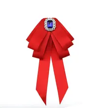 Британский колледж милый воротник рубашка ленты галстуки для девочек унисекс Стразы Бабочка Жених костюм для свадебной вечеринки работа Кристалл галстук-бабочка