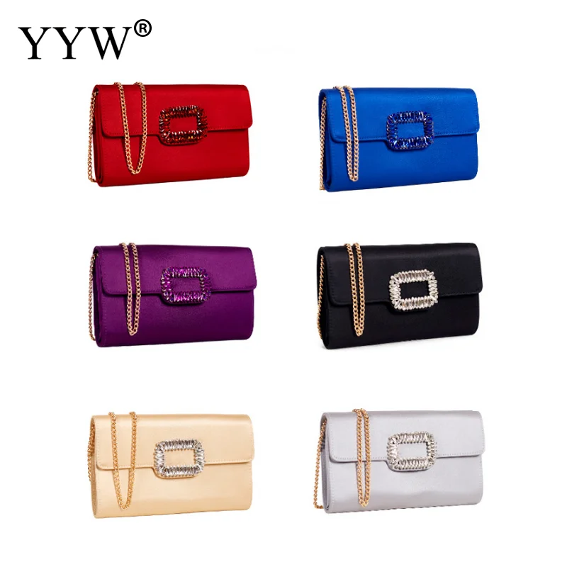 

Female Evening Party Clutch Magnetic Snap Women Elegant Chain Bag Black Crossbody Shoulder Bags 2019 New Fashion Clutches
