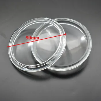 

2PCS Round Diameter 90mm Fog Lights Lamps Anti-fog Glass Tempered Glass For Mitsubishi L200 Outlander Grandis Galant Pajero Colt