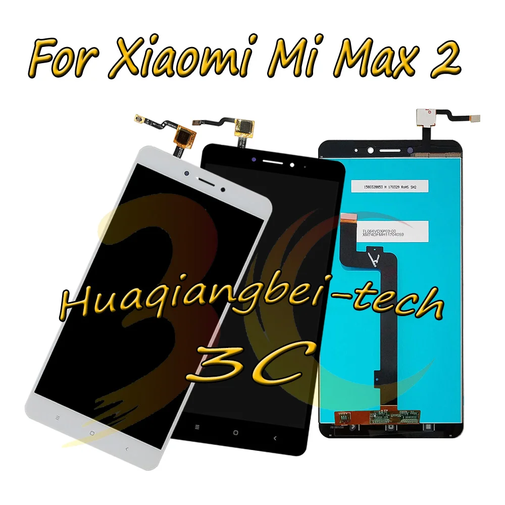 6 44 ''Новый для Xiaomi Mi Max 2 MDE40 MDT4 Полный ЖК дисплей + сенсорный экран дигитайзер в