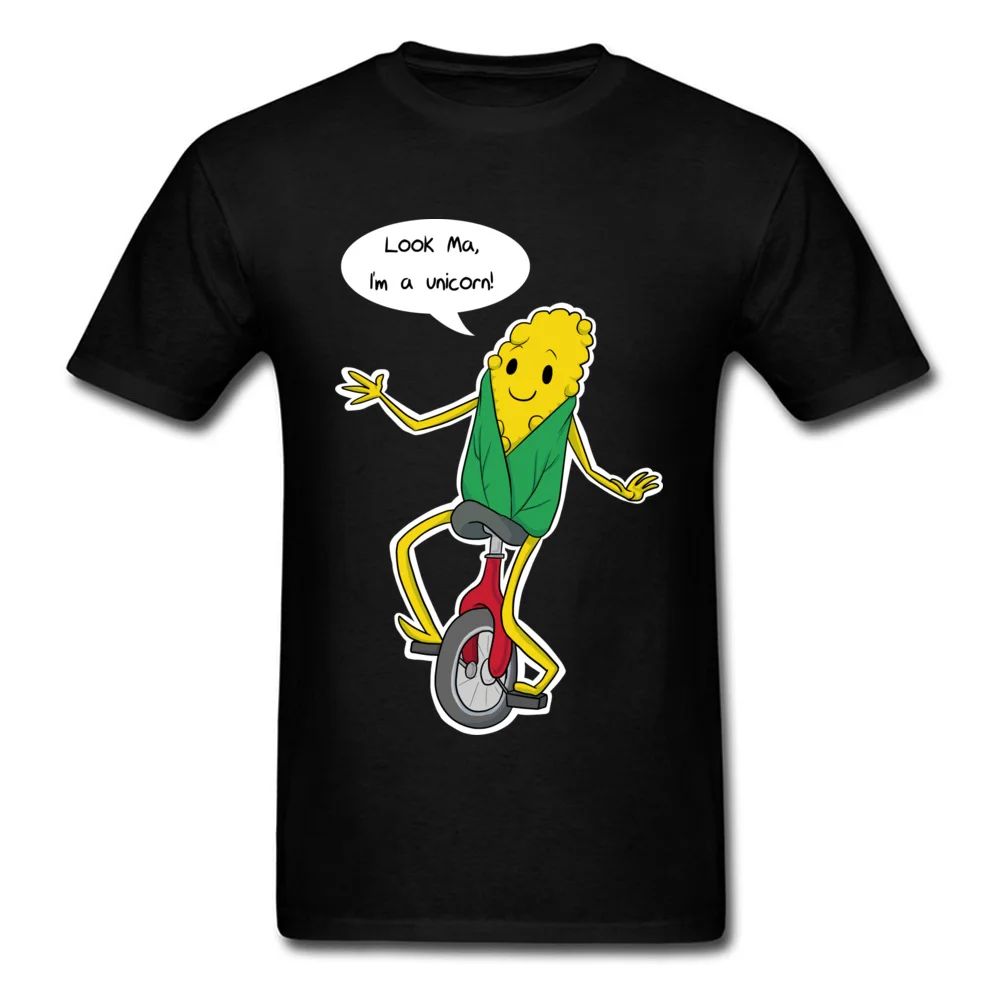 Look Ma Im a Unicorn T-shirts Company Short Sleeve Street 100% Cotton Fabric Round Neck Mens Tops T Shirt Summer Tshirts Fall Look Ma Im a Unicorn black