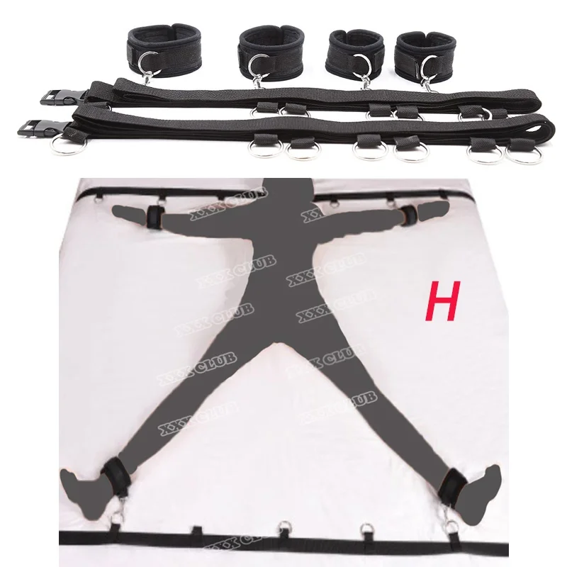  13 types High quality bed Bondage sex toys for couple sex gameErotic Positioning bedroom Bondage re