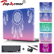 Цветной градиентный жесткий чехол для Macbook Air 11 Pro retina 12 13 15 ноутбук оболочка протектор для Macbook air 13 Чехол