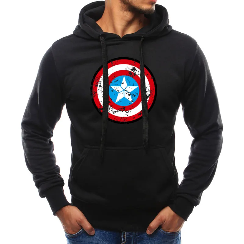 

2019 New Men's Sweaters Sleek Minimalist Design Personalized Print Spring and Autumn Winter Long-sleeved Hooded Men's Sweater