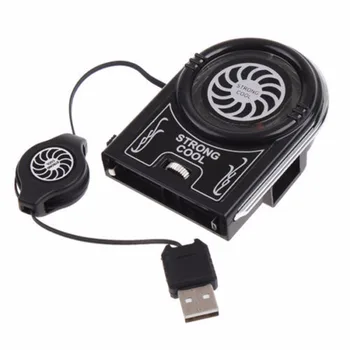 

Mini Flexible Vacuum LED USB Cooler Air Extracting Cooling Pad Fan for Notebook Laptop Computer Peripheral External Cooling Fan