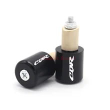 С логотипом CBR черные мотоциклетные Алюминий ручка Ручки рулевые для мотоциклов handbar бар заканчивается для Honda CBR600 CBR600RR CBR1000 RR 929 599 919