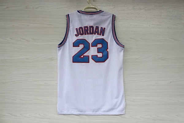 23 Michael Jordan Space Jam Jersey White, Cheap Basketball Jerseys Tune  Squad Jersey LOONEY TOONES New REV 30 Embroidery Logos - AliExpress