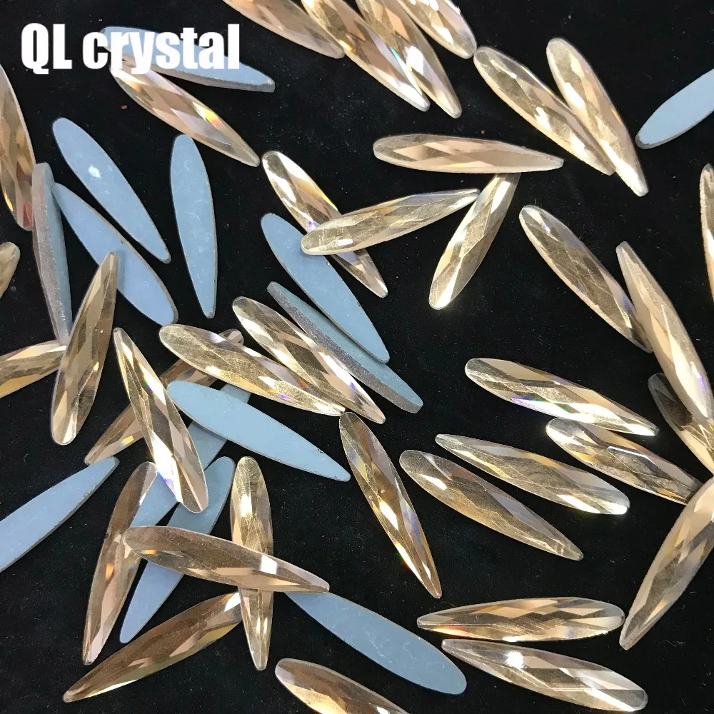 QL Кристалл 6 x мм 30 мм кристалл популярный DIY Одежда одежды обуви сумки клей на flatbacks стекло Кристалл Стразы