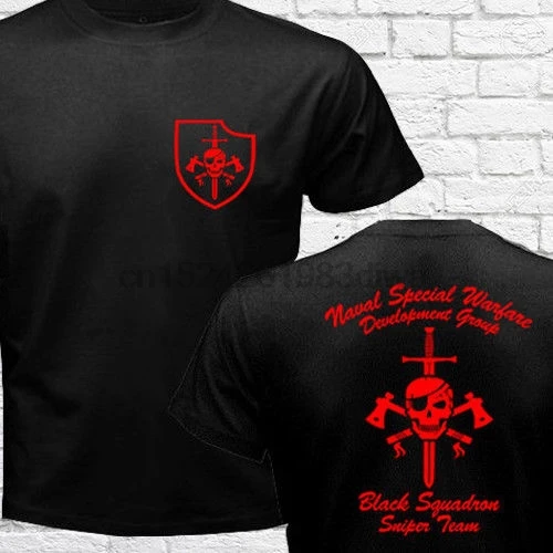 NSWDG Devgru Seal Team Six Black Squadron армейская Спецназ США снайперская футболка |