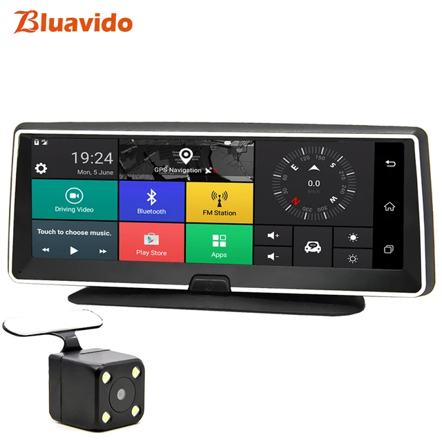 Cheap Bluavido 4G android dvr 8 inch screen car video camera gps navigation Full HD 1080P dash cam registrator recorder remote monitor Cheap Bluavido 4G android dvr 8 inch screen car video camera gps navigation Full HD 1080P dash cam registrator recorder remote monitor