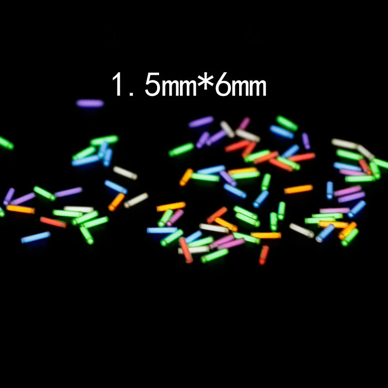  1.5mm*6mm 2mm*12mm 3mm*11mm 3mm*15mm 3mm*22.5mm 3mm*25mm Automatic light 25 years Glowing Tritium Tube EDC DIY Outdoor Tools