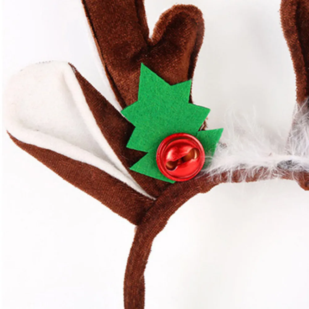 Christmas Headband Christmas Deer Horns Headband Fawn Reindeer Headgear Antlers Hair Accessory Christams and Easter Pa