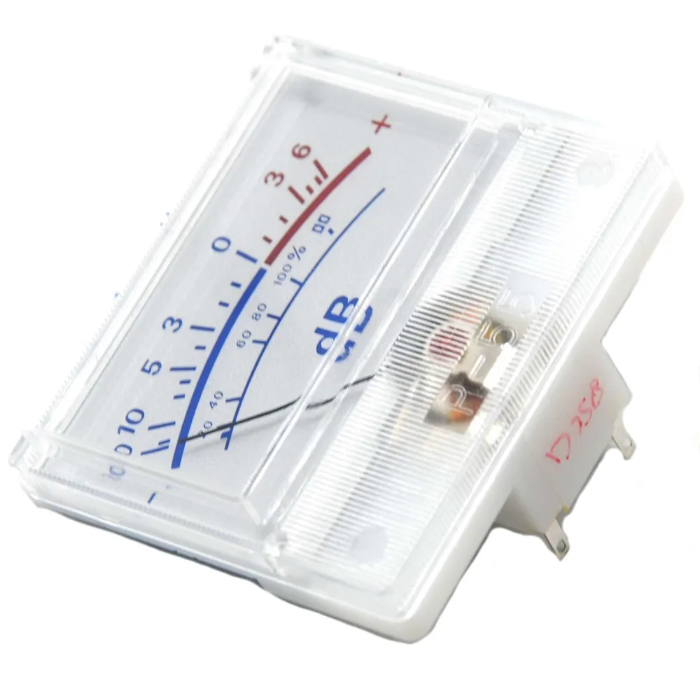 2pcs P-55 High-precision VU Meter Head Audio DB Level Meter Power Amplifier Tube DAC Pre-stage Power Sound Pressure Meter