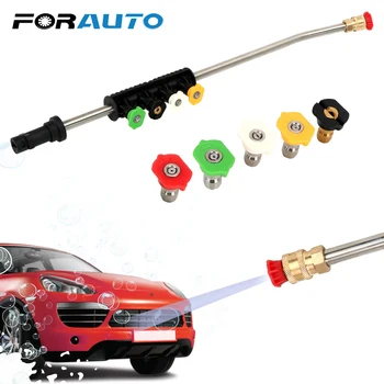 

FORAUTO Car Cleaning Tool Water Spray Lance Spear for Karcher K-series High Pressure Washer Wand Quick Jet Tips Rotating Nozzle