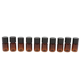 

10PCS 5ml Empty Container Perfume Bottles / for Cologne Sample Vials Samplers for Essential Oils Aromatherapy Screw Caps