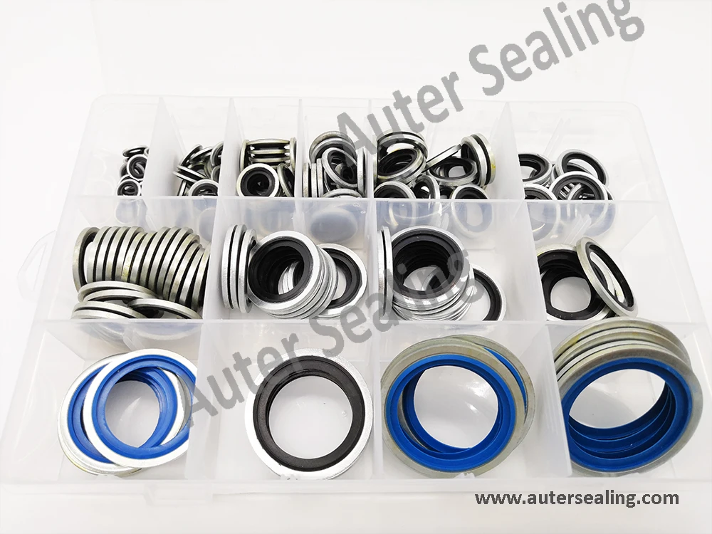 10 x M22 22mm METRIC Bonded Dowty Seal Self Centering Hydraulic Oil Seal Washer
