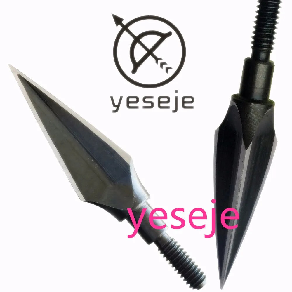 Cabeça da Seta Yeseje Lote 3 Lâmina Circuito Antigo Seta Trigona 125gn Caça Broadheads Preto Arrws fo 12 Pçs –