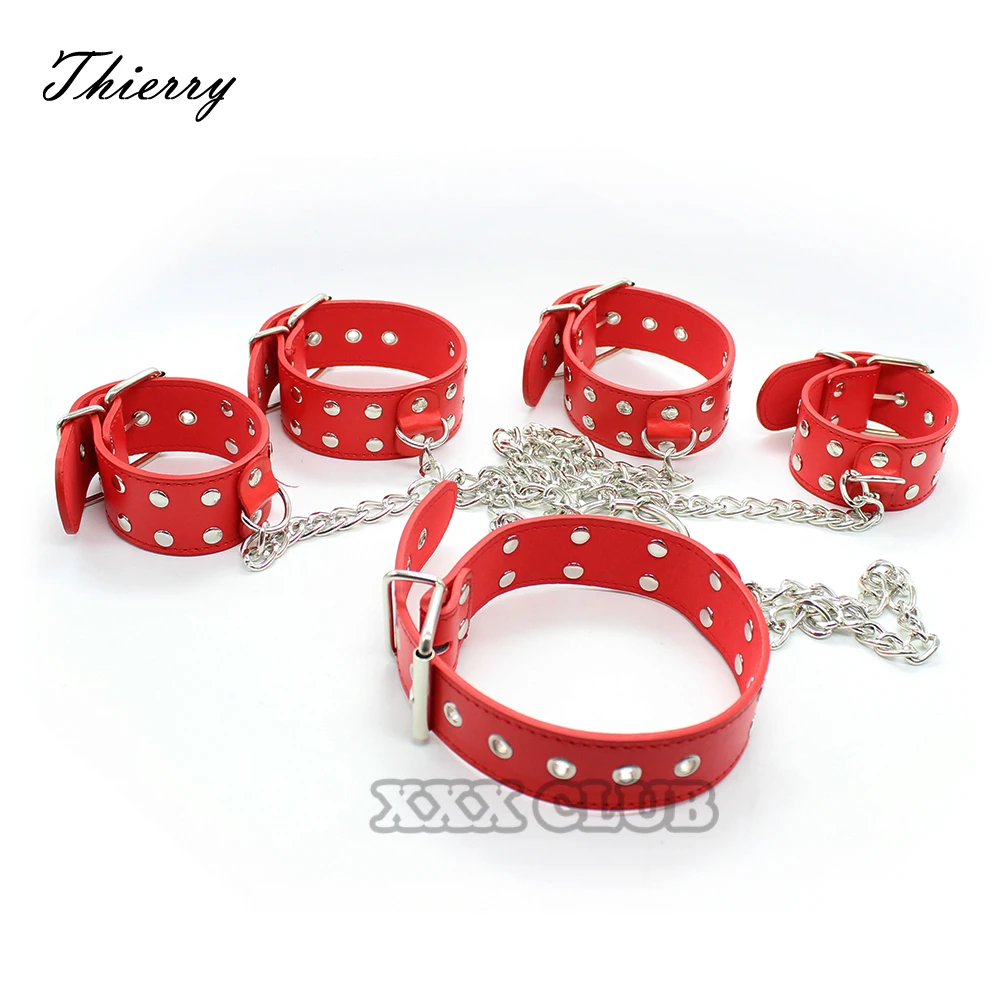 Thierry Wrist Ankle And Collar Restraints For Flirting Sex Products For