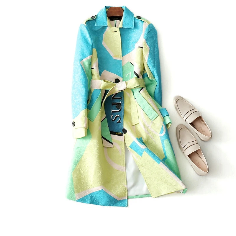 

Spring Autumn Trench Coat for Women Clothes 2019 Korean Vintage Female Coats Long Windbreaker Outwear Women's Coat Tops ZT2464