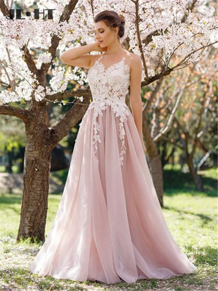 

Process Evening Dresses Long with Appliques Spaghetti Straps Prom Gown Tulle Plus Size Women's Evening Dress Custom Made