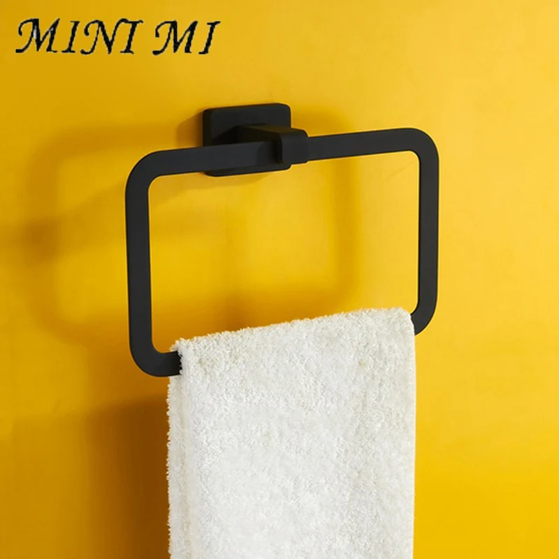 Мини Ми 2017 Новая мода из нержавеющей стали кольцо настенное крепление полотенце