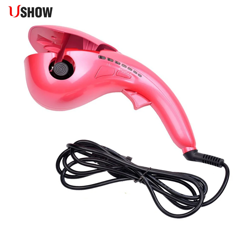 USHOW Professional Mini Automatic Hair Curler Styling Tool Button Type