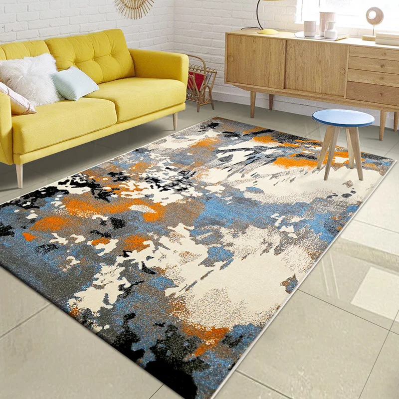

Nordic Style Abstract Carpets For Living Room 100% Polypropylene Bedside Bedroom Home Area Rugs Sofa Coffee Table Floor Carpet