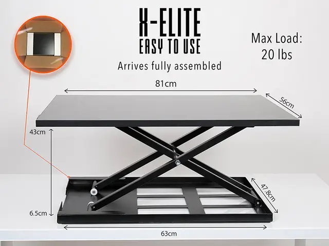 Hyvarwey Md01 Fully Assembled X Elite Easy Up Height Adjustable