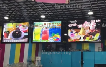 

Landscape or Portrait Single Sided Cable Wire Hanging Black Aluminum Frame LED Illuminated Menu Light Box 60x80CM for Restaurant