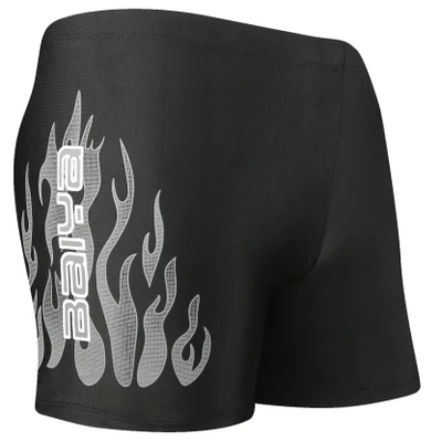 Swim Trunks Men Swimsuit Sexy Low Waist Men's Swimsuit Swimming Trunks Beach Board Push Up Fire Print Boxer Briefs Beach Short Pants