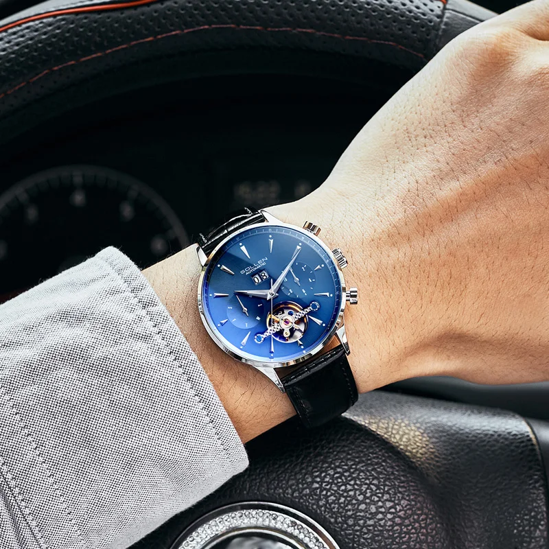 توربيون التلقائي الميكانيكية ووتش الرجال 2019 جديد الرجال الساعات للماء 30 M الياقوت كريستال جلدية حزام erkek كول الساعاتي توربيون التلقائي الميكانيكية ووتش الرجال 2019 جديد الرجال الساعات للماء 30 M الياقوت كريستال جلدية حزام erkek كول الساعاتي