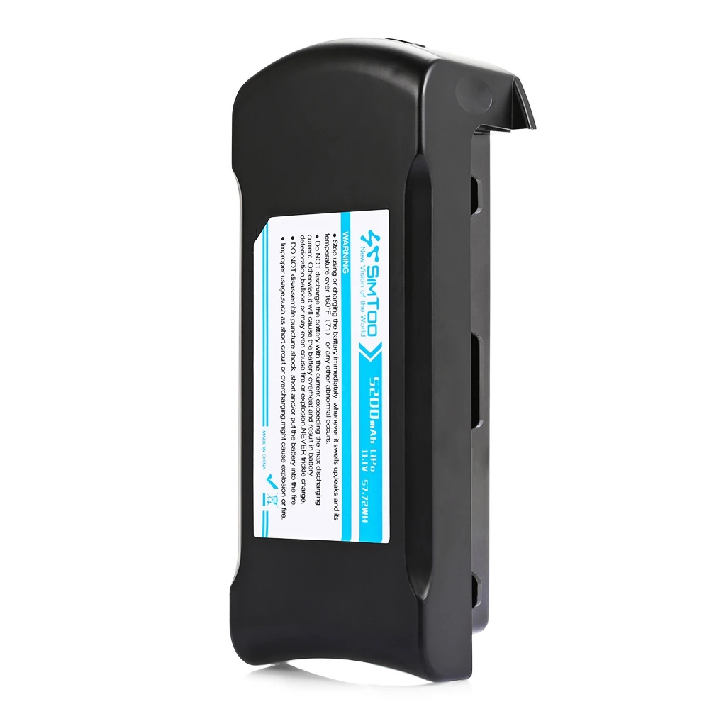 

Original SIMTOO ST0001 11.1V 5200mAh 57.72Wh LiPo Battery for Dragonfly Drone Pro