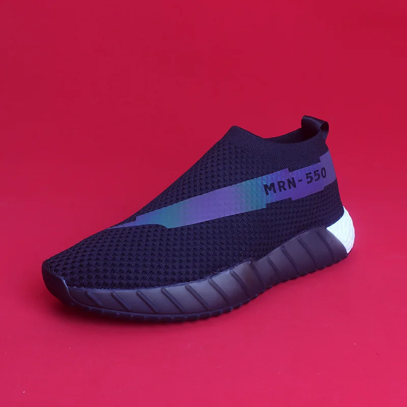 

2018 men's shoes fly woven air mesh surface ,Korean leisure sports running shoes