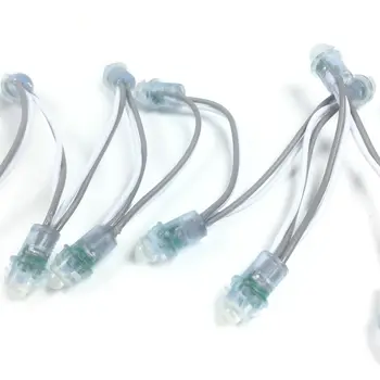 

50pcs DC 12V input LED Pixel Light Module 9mm IP67 waterproof Single color LED String Light for advertsiment letters