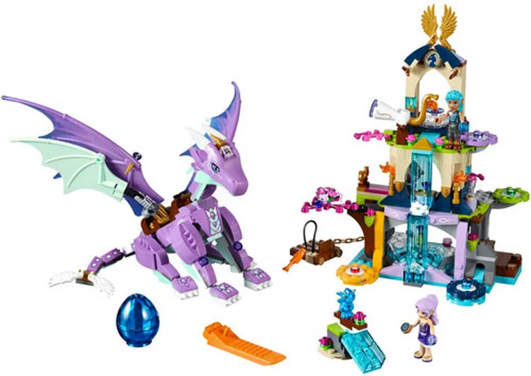 Строительные блоки Bela Elves 10549 The Dragon Sanctuary DIY Развивающие игрушки совместимые с