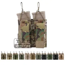 Emerson Тактический 5,56& пистолет модульный подсумок EmersonGear двойной открытый MOLLE/PALS Военная стрельба Mag Чехол кобура