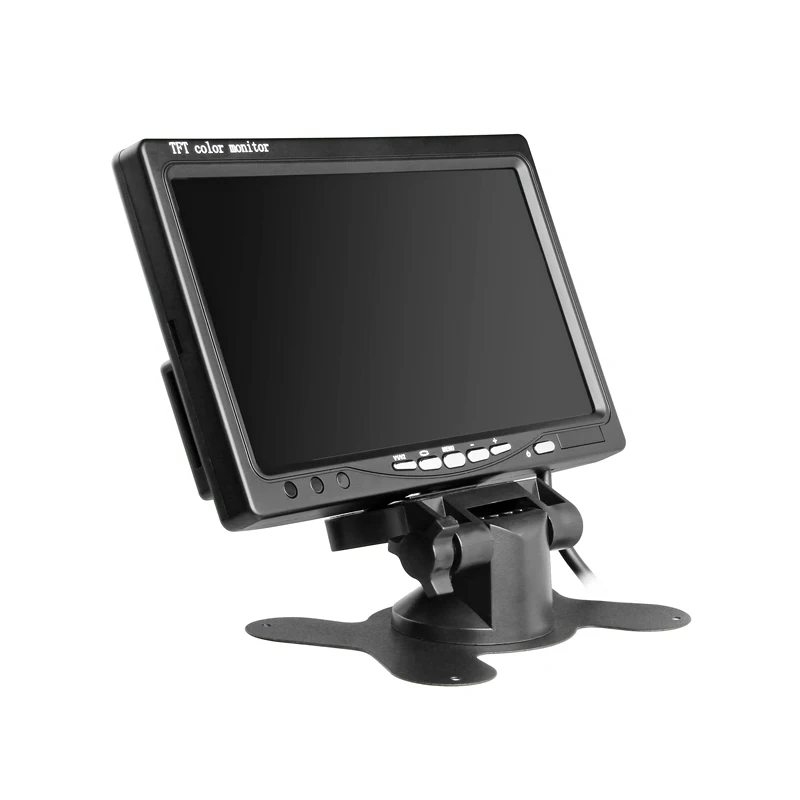 VGA DVR монитор 7 дюймов TFT LCD HD дисплей видео AV автомобильный домашний яркий цвет с