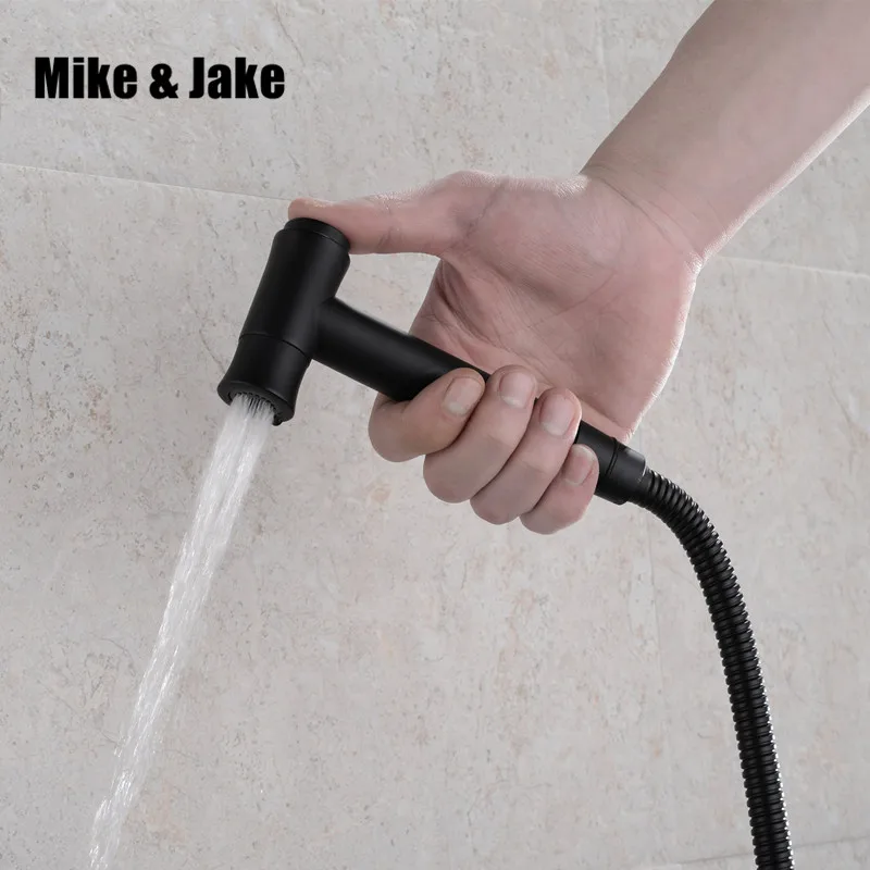 Bathroom shattaf black bidet shower set brass bidet faucet Women PP