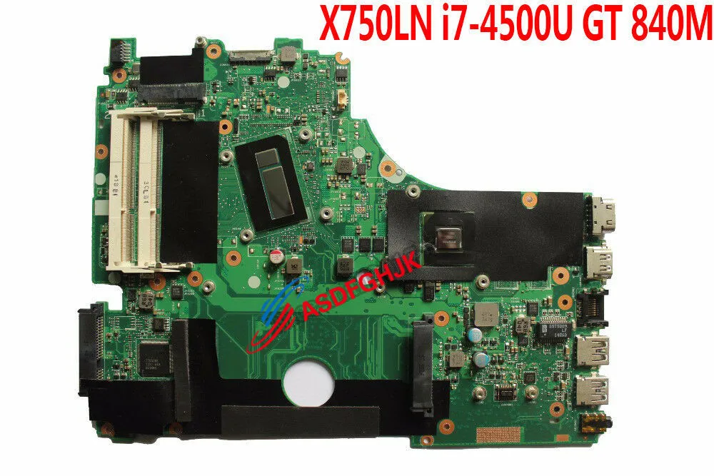 

For ASUS X750LN X750LA X750L Motherboard i7-4500U CPU GT840M 2GB Mainboard 100% TESED OK