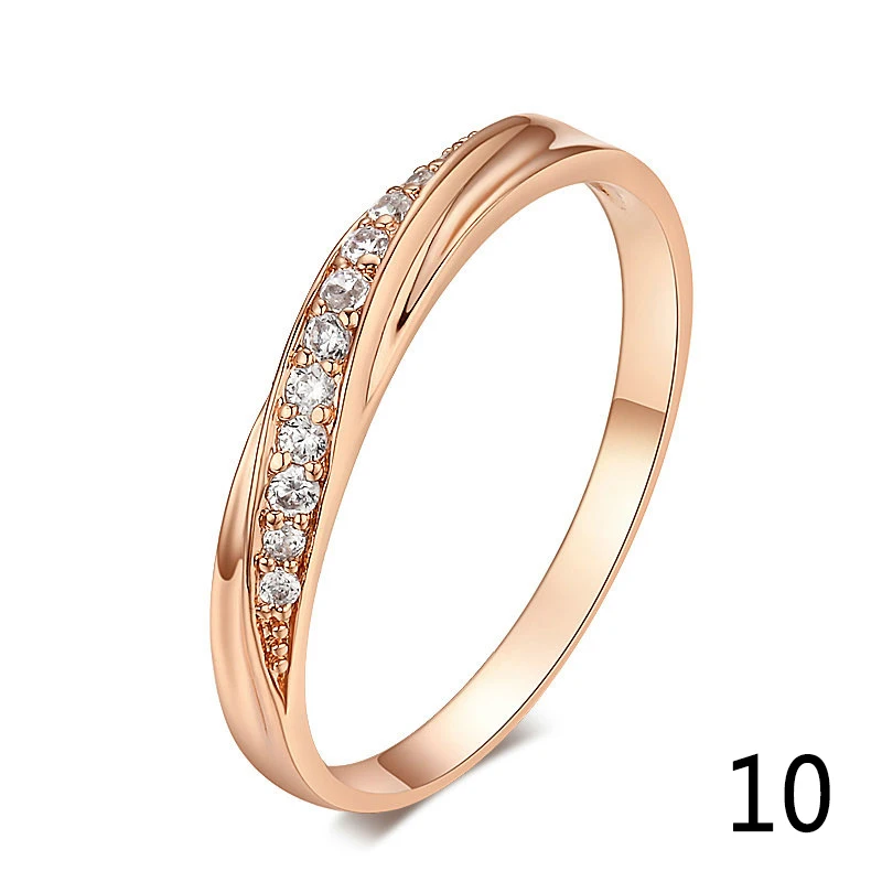 MISANANRYNE винтажные Свадебные Кольца для женщин серебряные/розовые кольца золотистого цвета кольца роскошные свадебные украшения подарок для невесты