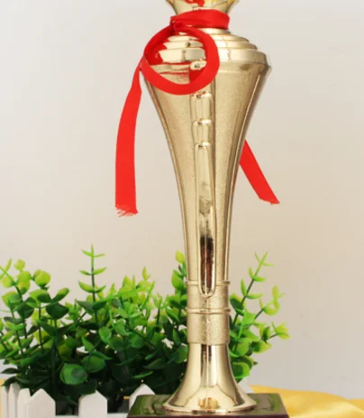 Лидер продаж, спортивные призы, трофей, чашки, позолоченное металлическое Кубок, трофей, сувенир, спортивные трофеи, медаль, высота 27 см