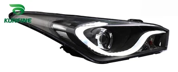 

Pair of Car Headlight Assembly For HYUNDAI HB20 2013 Tuning Headlight Lamp Parts Bi-xenon Project Lens withDaytime Running light