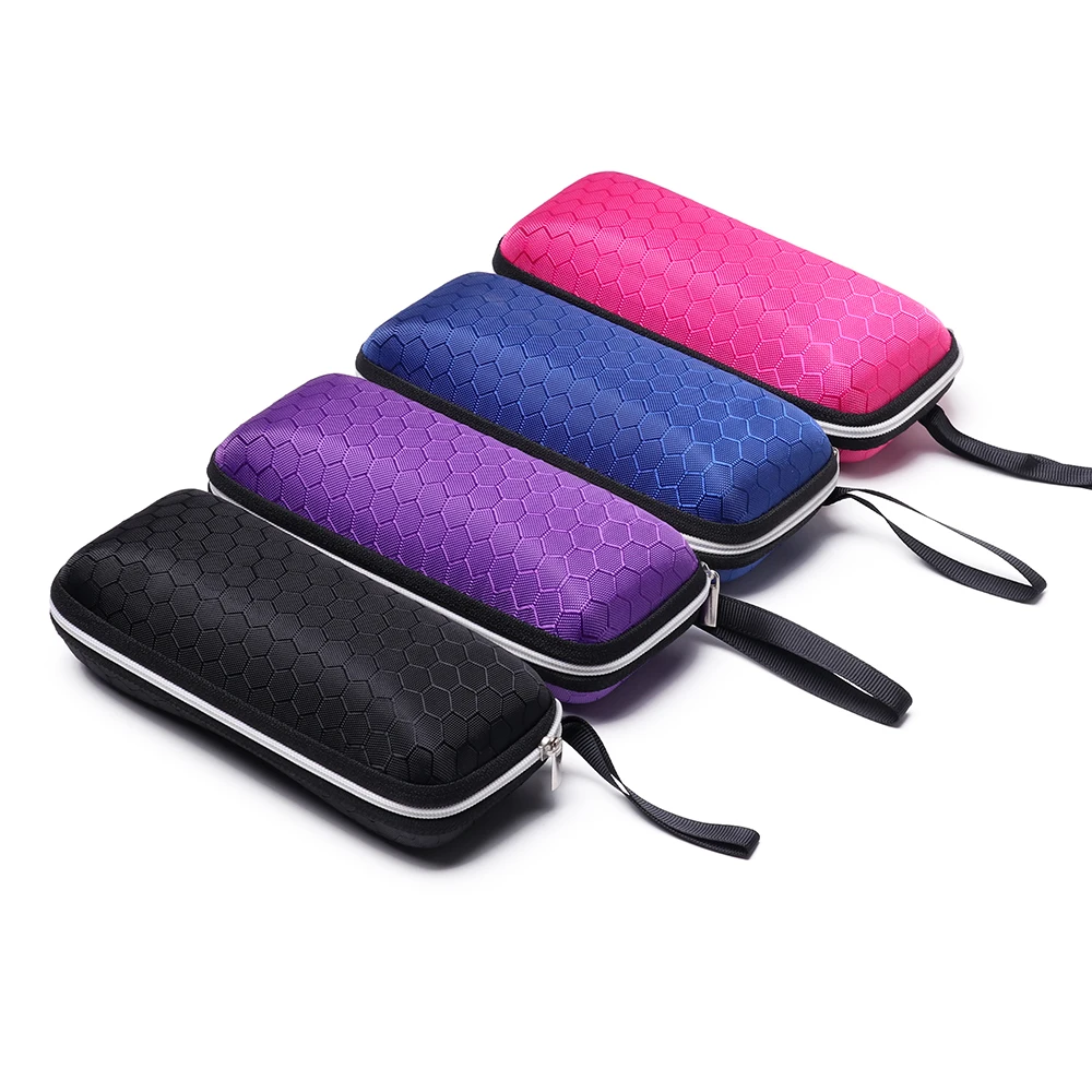 

Newly Unisex Protable Sunglasses Case EVA Rectangle Zipper Sunglasses Hard Eye Glasses Case Eyewear Protector Box