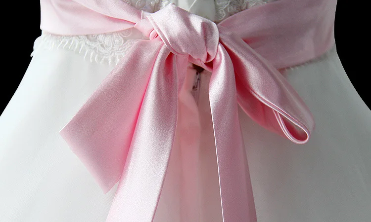 Vestidos de primera comunion/Новинка, кружевной вырез лодочкой, 1/2 рукав, трапециевидный белый цветок, настоящая фотография платьев для девочек, платья в пол