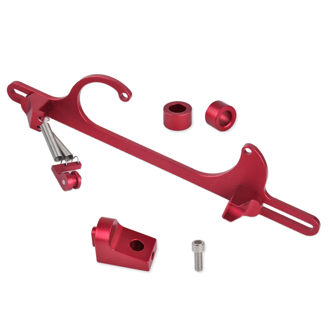 Beler для Chey Ford& Mopar 265 283 305 307 двигатели 4150 4160 красный алюминиевый сплав Дроссельный кабель Carb кронштейн карбюратора автомобиля SUV