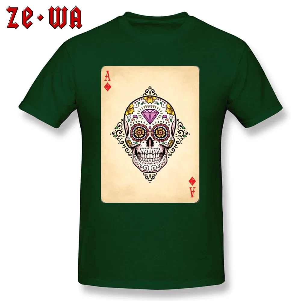 Jork Skull Printed On Summer/Autumn 100% Cotton Fabric Crew Neck Youth Tops Shirt Custom T Shirts Newest Short Sleeve T Shirt Jork Skull dark