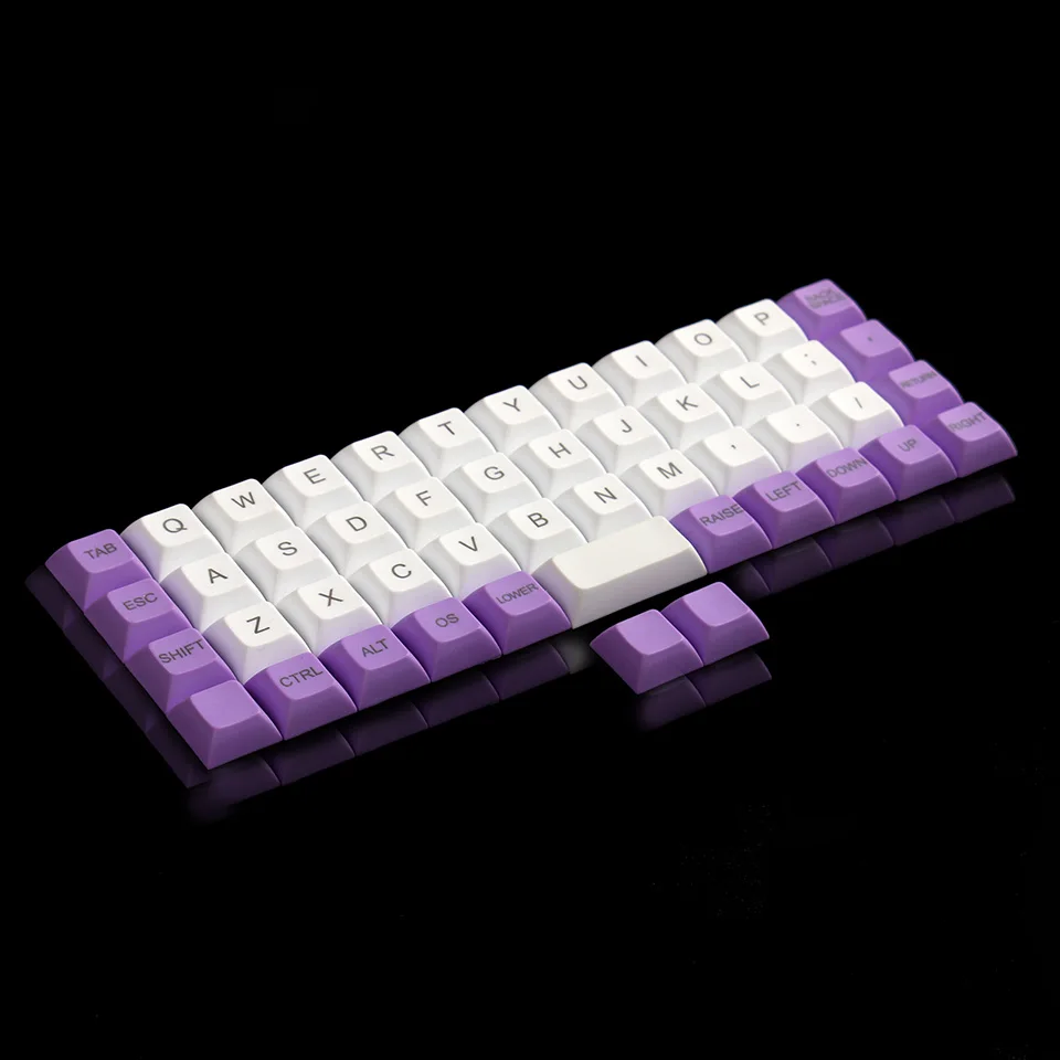 Оптовая продажа YMDK топ печати DSA Keycap 1 4 мм PBT для MX переключатели клавиатуры Plack YMD40